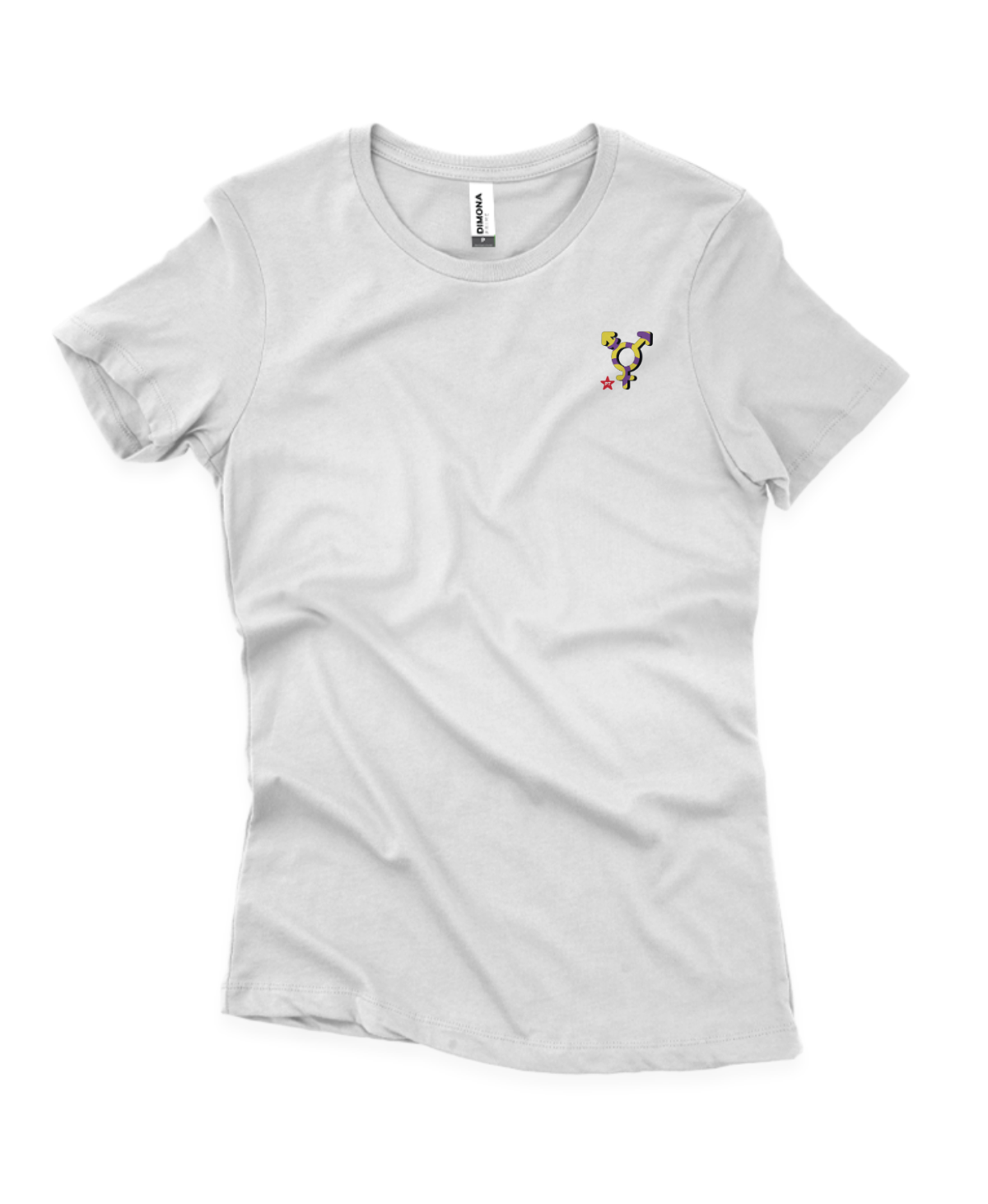 Camiseta Feminina Símbolo da Visibilidade Intersexo